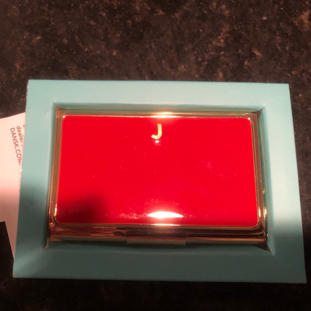 Kate spade Lenox business card holder